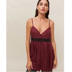 New Urban Outfitters maroon dress